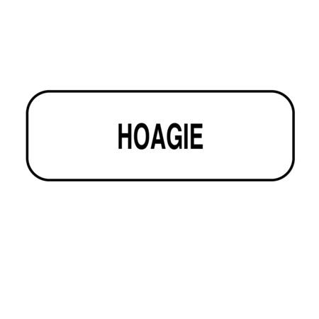 Nevs Hoagie Label 1/2" x 1-1/2" DIET-531